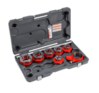 RIDGID, 36475, Exposed 6 Ratchet Threader Set, Model 12-R Ratcheting Pipe Threading Set