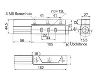 CT-1132, Refrigerator Door Hinge