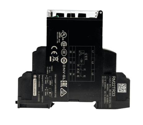 Schneider, RM22TR33, Electric Phase, Voltage Monitoring Relay With DPDT Contacts, 3 Phase Schneider, RM22TR33, Electric Phase, Voltage Monitoring Relay With DPDT Contacts, 3 Phase