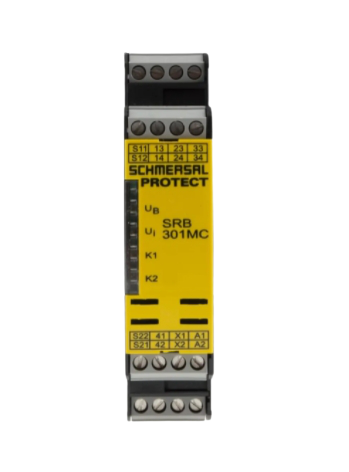 Elan SCHMERSAL PROTECT SRB 200EXi-1A-24V – Relè Di Sicurezza 2 Canali, 24V DC, Montaggio DIN