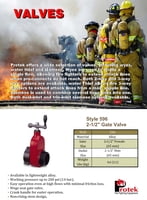 Protek, 596, 2-1/2" Gate Valve Protek, 596, 2-1/2" Gate Valve