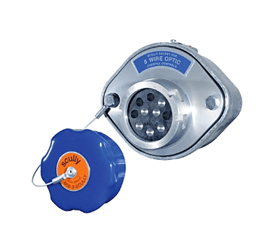 Scully, 07974, SJ-6W, Optic Socket, API Optic Standard, 3-J-Slots