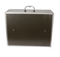 Empty first aid box with handle