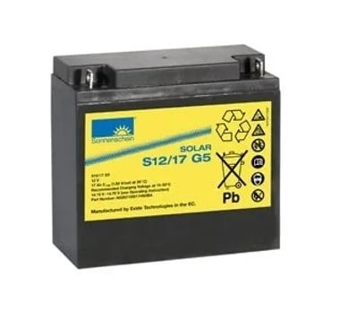 SONNENSCHEIN, S12/17 G5, NGSO120017HSOBA, SOLAR SERIES BATTERY