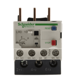 Schneider, Electric Overload Relay - 1NO/1NC, 4 -- 6 A F.L.C, 6 A Contact Rating, 3P
