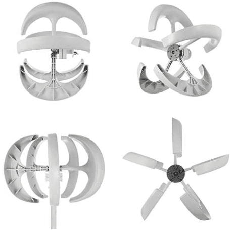 3000w Vertical Axis Wind Turbine 12v/24v 5 Blades Wind Turbine