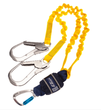 DBI-Sala, 1245534, Scafold Hook Shock Absorbing Lanyard Karabiner Twin