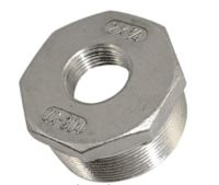 GlobalMa, 2" Male x 3/4 Female thread reducer bushing pipe fitting, Stainless steel SS 304 NPT