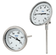 Wika 30025D006G4 3 TI.30 Bimetal Mechanical Thermometer Stainless Steel