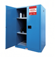 ตู้เก็บสารเคมี สำหรับจัดเก็บสารกัดกร่อนBlue chemical storage cabinet For corrosive liquid
