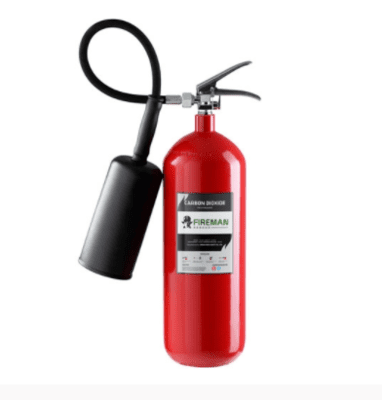 Fireman, ถังดับเพลิงสีแดง ชนิดก๊าซคาร์บอนไดออกไซด์ (CO2) ขนาด 10 ปอนด์