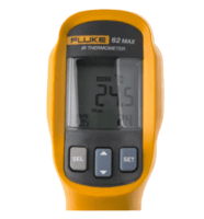 Fluke 62 MAX Infrared Thermometer, Max Temperature +500C, 1.5 %, Centigrade, Fahrenheit Fluke 62 MAX Infrared Thermometer, Max Temperature +500C, 1.5 %, Centigrade, Fahrenheit